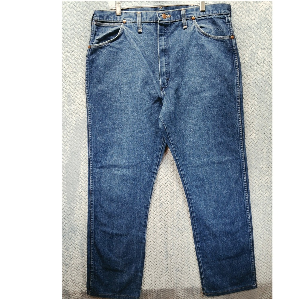 Vintage Wrangler 13MWZ Cowboy Cut Jeans Men (38x34) Measures 36x32 Made in USA